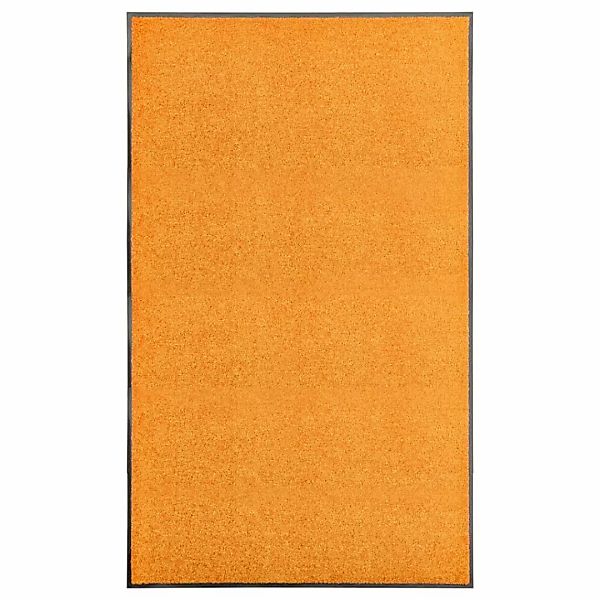 vidaXL Fußmatte Fußmatte Waschbar Orange 90x150 günstig online kaufen