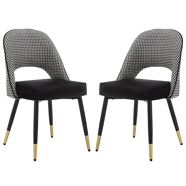 WAHSON OFFICE CHAIRS Esszimmerstuhl Samt 2er günstig online kaufen
