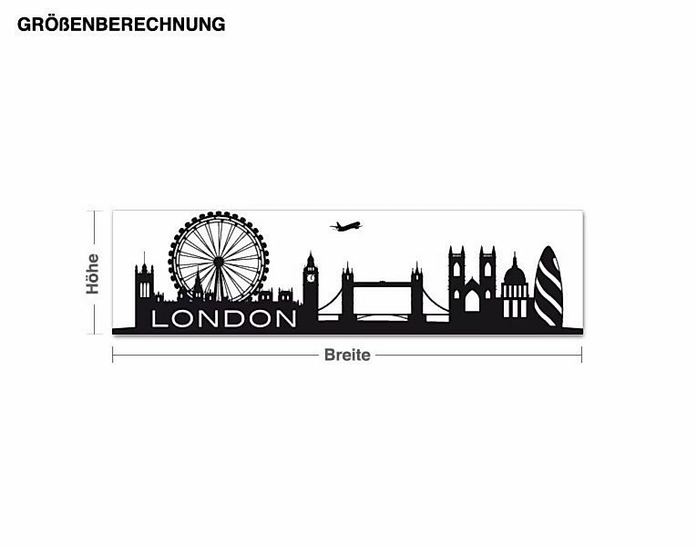 Wandtattoo Skyline London günstig online kaufen