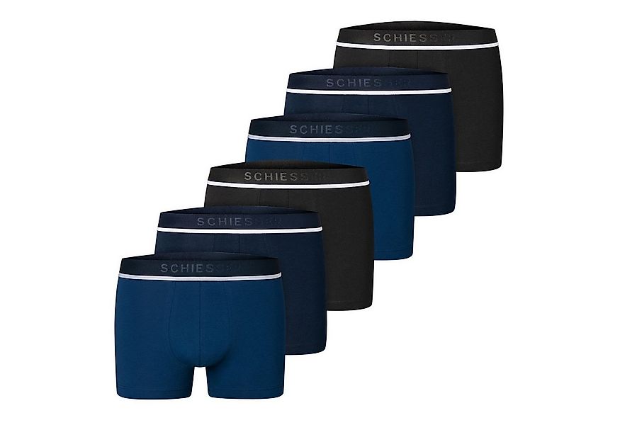 Schiesser Boxershorts Organic Cotton (3-St) mit Webgummibund, im 6er Pack günstig online kaufen