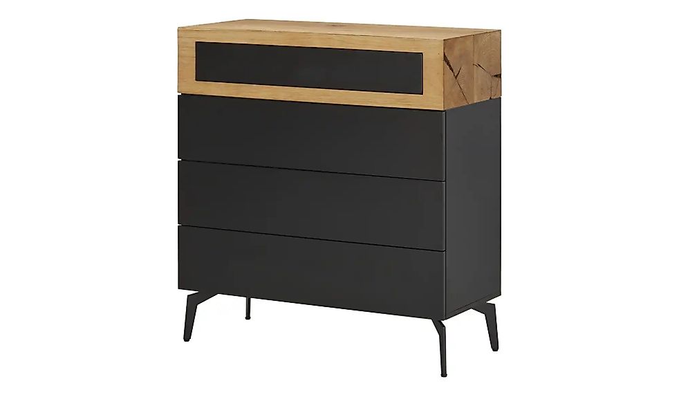 Kommode  Enego ¦ schwarz ¦ Maße (cm): B: 90 H: 97 T: 40.0 Kommoden & Sidebo günstig online kaufen