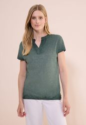 Cecil V-Shirt aus reiner Baumwolle günstig online kaufen