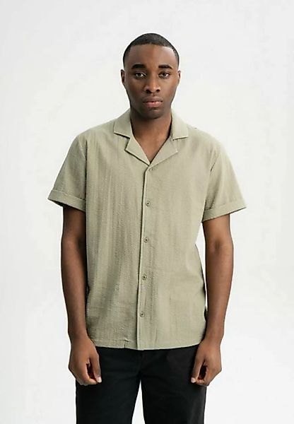 MELA Kurzarmhemd Herren Hemd kurzärmlig mit Bowling-Kragen MOHAN Gekrempelt günstig online kaufen
