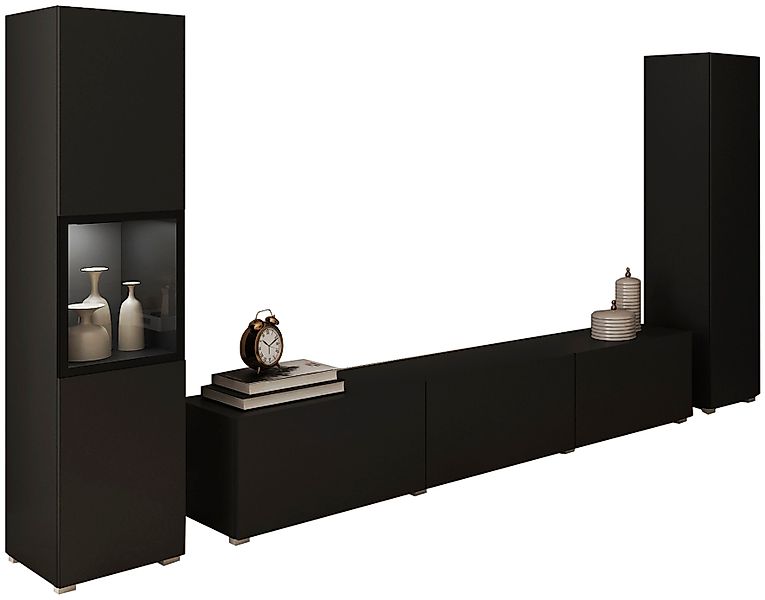 INOSIGN Wohnwand BERLIN III, Vitrine Türschlag günstig online kaufen