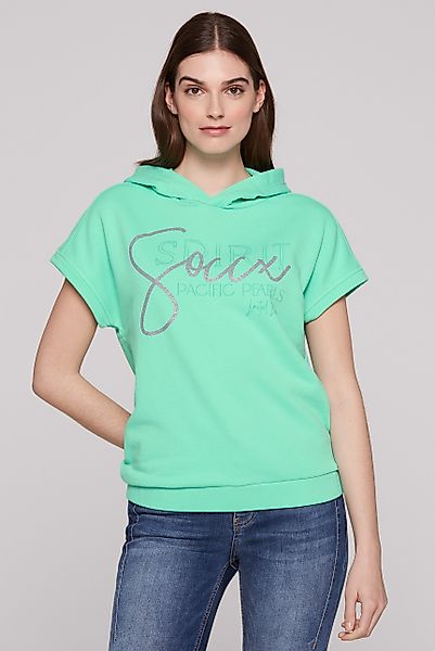 SOCCX Kapuzensweatshirt mit Gummizug im Saum günstig online kaufen