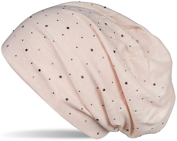 styleBREAKER Beanie Beanie mit Strass Nieten Applikation (1-St) günstig online kaufen