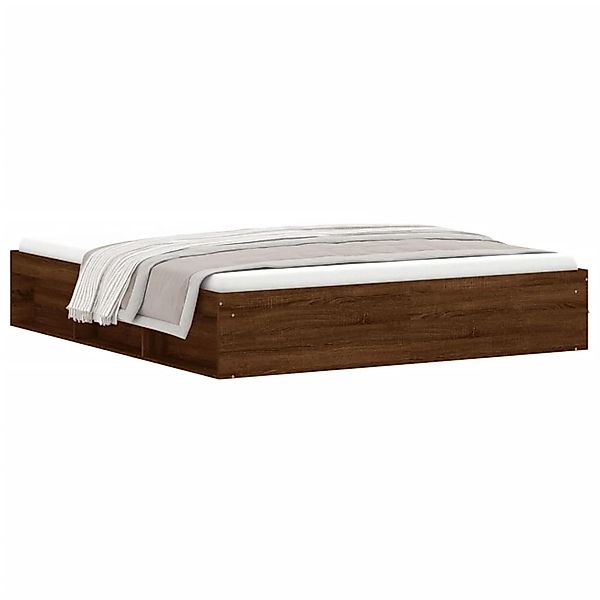 vidaXL Bettgestell Braun Eichen-Optik 180x200 cm1909756 günstig online kaufen