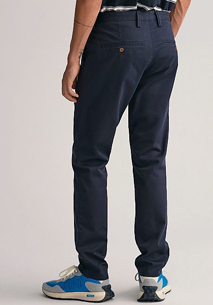 Gant Chinohose "SLIM TWILL CHINOS", mit gefütterten Seitentaschen günstig online kaufen