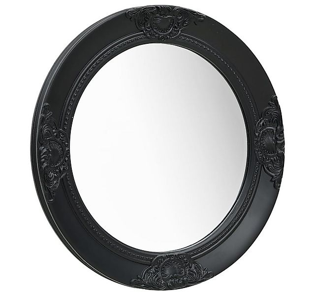 vidaXL Spiegel Wandspiegel im Barock-Stil 50 cm Schwarz (1-St) günstig online kaufen