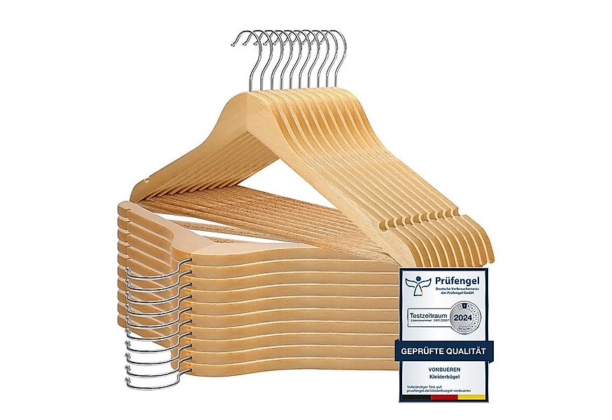 VonBueren Kleiderbügel VonBueren Kleiderbügel Holz, 44,5 x 22 cm je Bügel/H günstig online kaufen