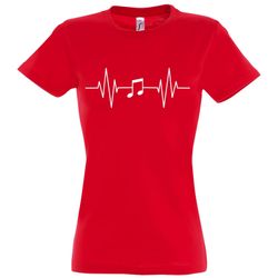 Youth Designz T-Shirt Heartbeat Musik Note günstig online kaufen