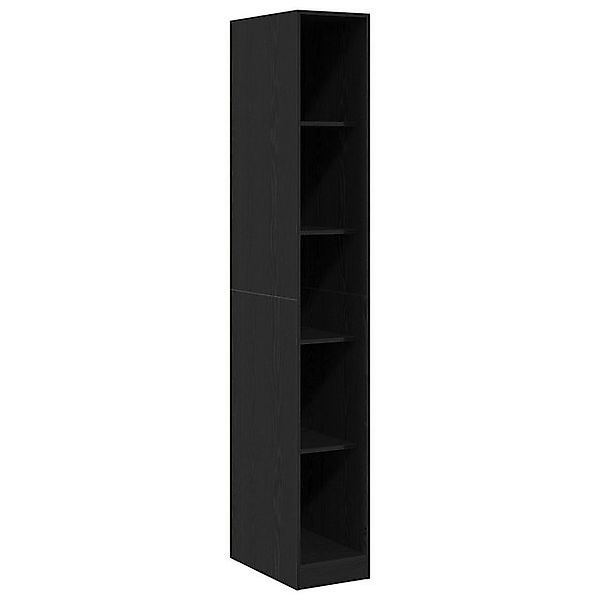 vidaXL Kleiderschrank Kleiderschrank Schwarze Eiche - 30x50x200 cm, Aus Hol günstig online kaufen