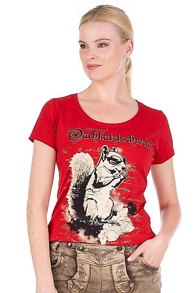 Hangowear Trachtenshirt Trachtenshirt Damen - DORLE - rot günstig online kaufen