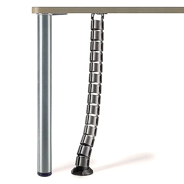 SOTECH Schreibtisch Kabelkanal Rund Ø62 mm Silbergrau günstig online kaufen