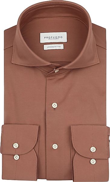 Profuomo Japanese Knitted Hemd Red Clay - Größe 44 günstig online kaufen