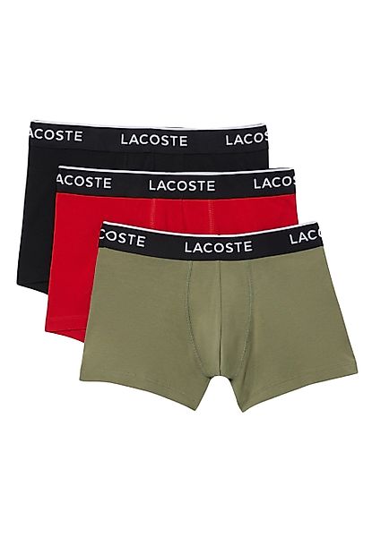 Lacoste Boxershorts Unterhose Trunks 3 Pack günstig online kaufen