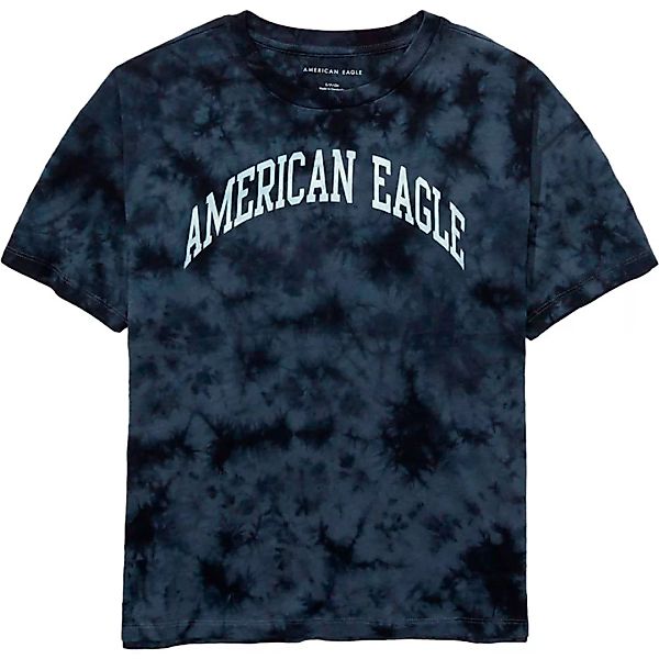 American Eagle Tie-dye Graphic Kurzärmeliges T-shirt M Black günstig online kaufen