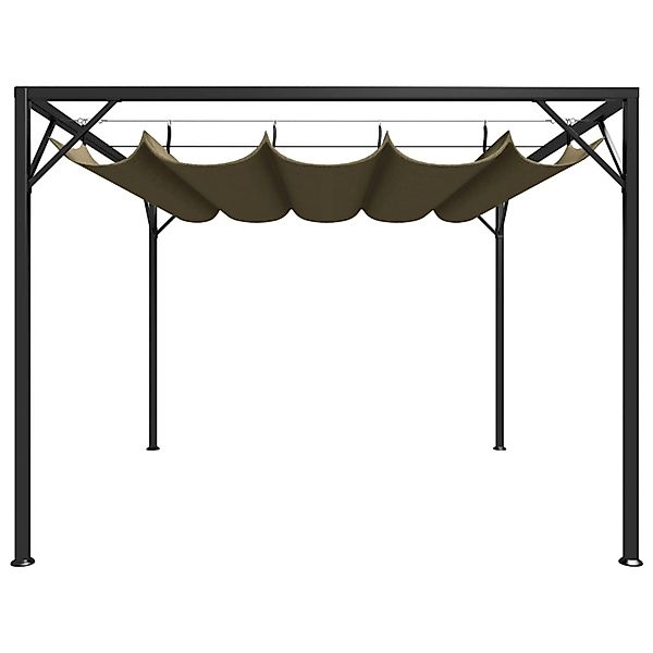 vidaXL Partyzelt Gartenpavillon mit Ausziehbarem Dach günstig online kaufen