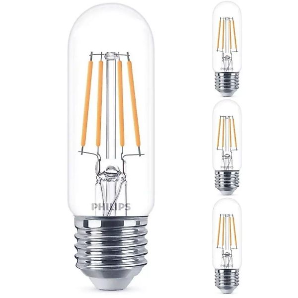 Philips LED Lampe ersetzt 40W, E27 Röhrenform T30, klar, warmweiß, 470 Lume günstig online kaufen