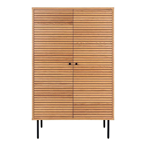 ebuy24 Kyoto Vitrinenschrank 2 Türen Eiche Furnier günstig online kaufen