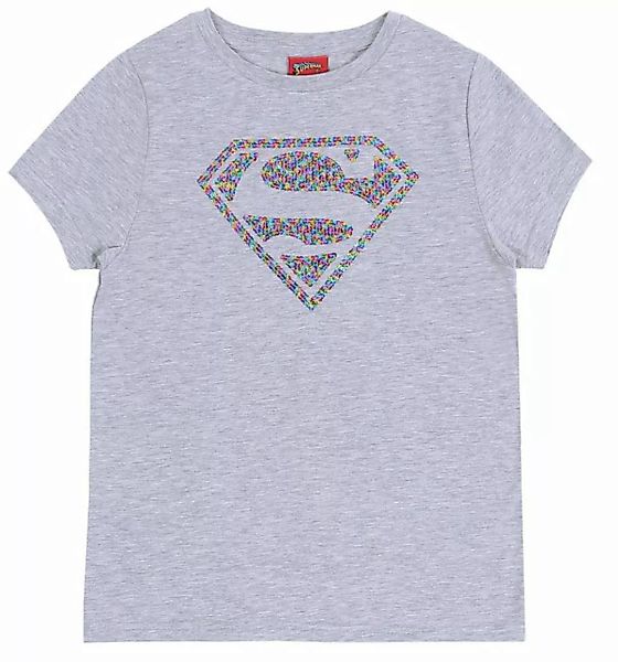 Sarcia.eu Kurzarmshirt Graues T-Shirt mit Pailletten Superman L günstig online kaufen