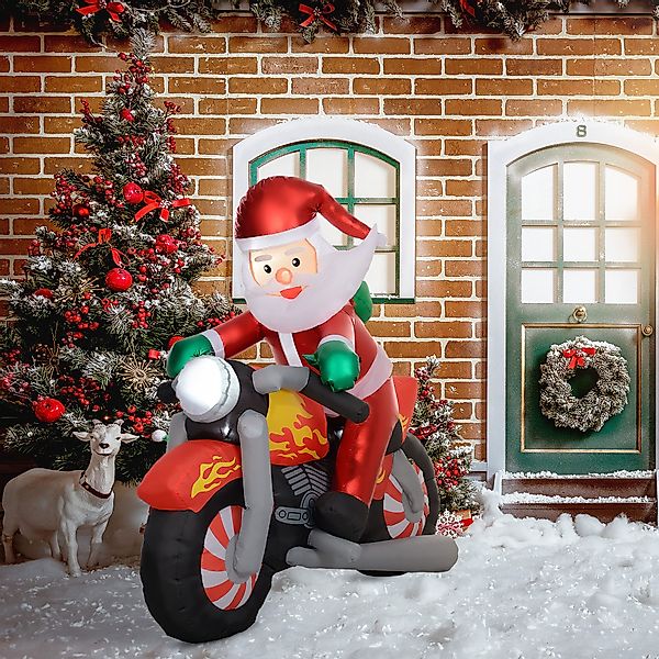 Outsunny Weihnachtsfigur 1,7 m Weihnachtsmann, mit günstig online kaufen