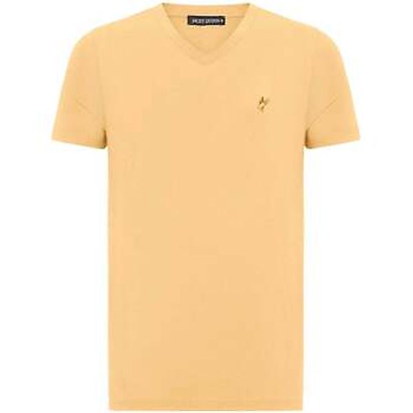 Jacey Quinn  T-Shirts & Poloshirts Diggory Regular Fit V-Neck T-shirt günstig online kaufen