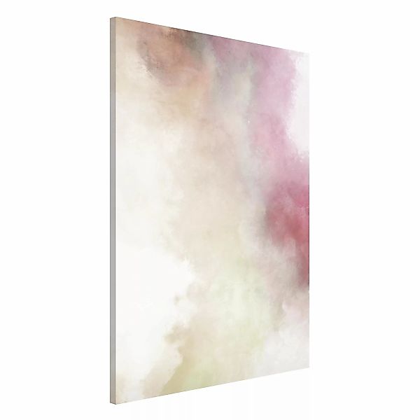 Magnettafel Aquarellstruktur Symbiose Sand Purpur günstig online kaufen