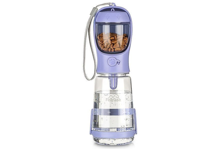 Fellnase Hunde-Futterautomat Hunde Trinkflasche mit Futterbox 550 ml für un günstig online kaufen