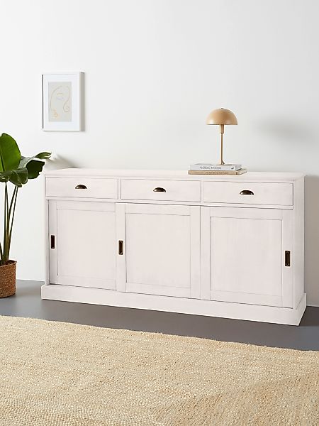 Home affaire Sideboard "Schröder", Kommode, 3 Schiebetüren, 3 Schubkasten, günstig online kaufen