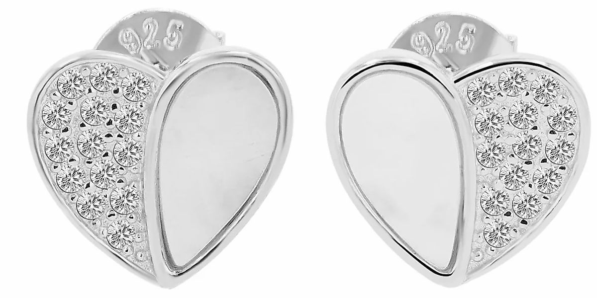 Adelia´s Paar Ohrhänger "Damen Ohrringe – Ohrstecker aus 925 Silber mit Per günstig online kaufen