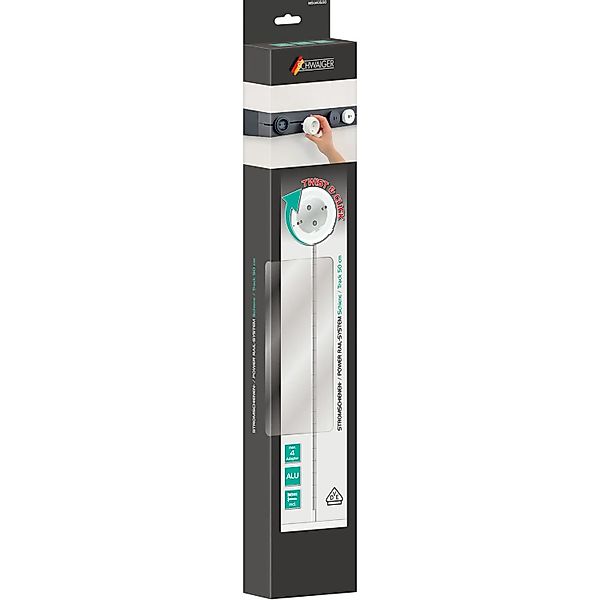 Schwaiger Stromschiene MSLW0500 Weiß 50 cm günstig online kaufen