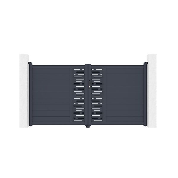 Casanoov Flügeltor Elektrisch 3M Arlberg H 160Cm & Drehtorantrieb Hicker B2 günstig online kaufen