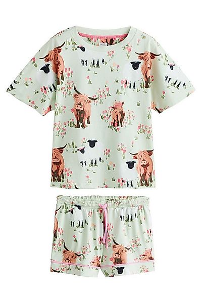 Next Pyjama Kurzes Pyjama-Set aus Baumwolle (2 tlg) günstig online kaufen