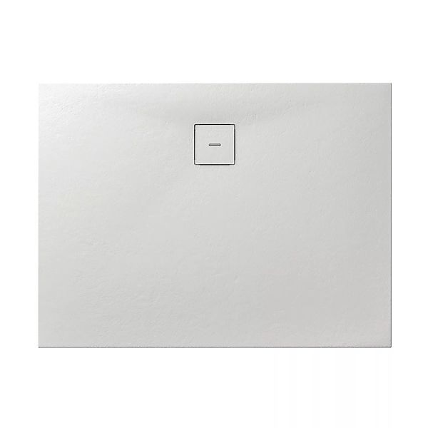 Breuer Rechteckduschwanne Modern Line Steinoptik 80 x 100 cm Weiß günstig online kaufen