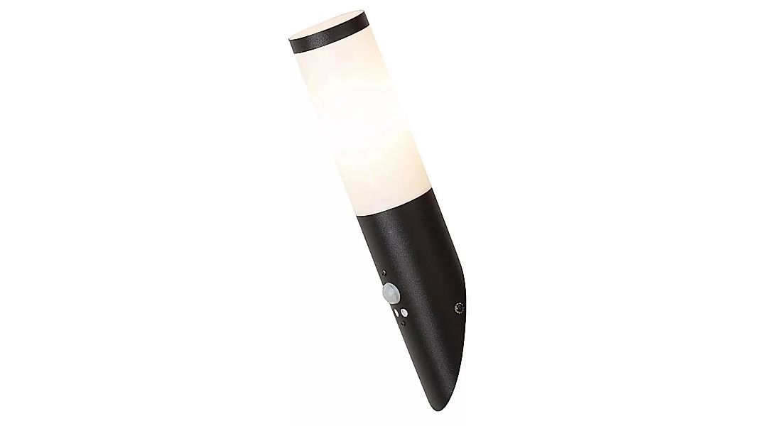 Rabalux | Außenwandleuchte Schwarze Taschenlampe mit Bewegungssensor günstig online kaufen