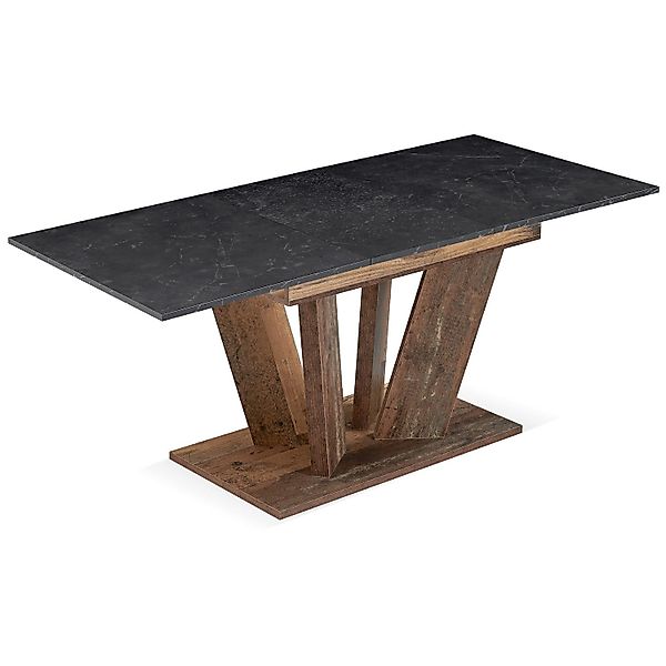 B&D home Säulen-Esstisch WILLEM, ausziehbar, 120-160cm, günstig online kaufen