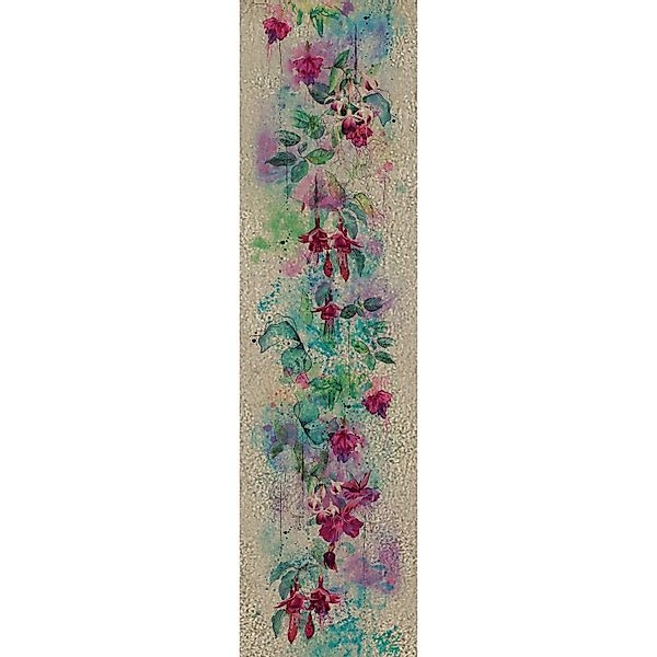 Marburg Vliestapete Blumenmotiv Crushed Modern 270 cm x 70 cm Gold günstig online kaufen