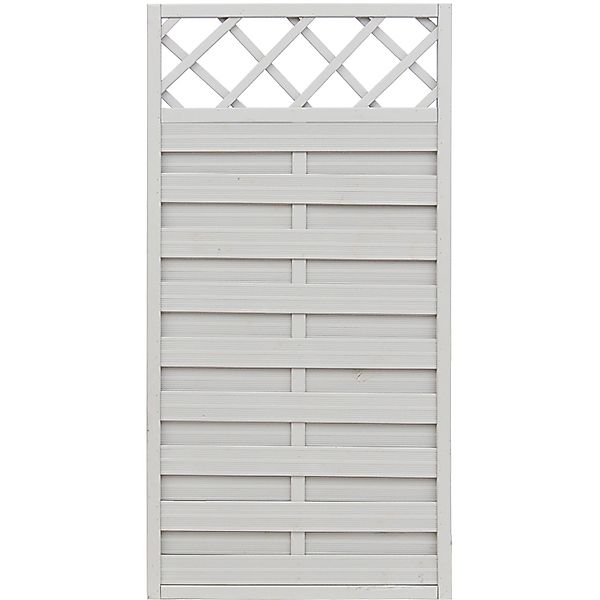 Sichtschutzzaun-Element Country Grau,asiert 180 cm x 90 cm günstig online kaufen