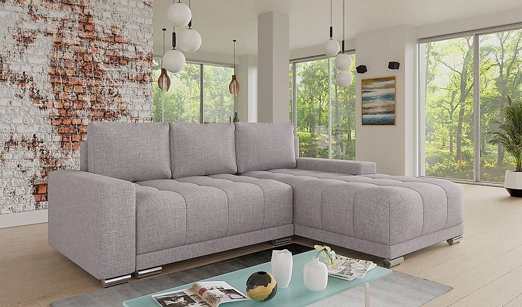 Sofnet Ecksofa Pavo, mit Schlaffunktion und Bettkasten, L-Form Couch, Polst günstig online kaufen