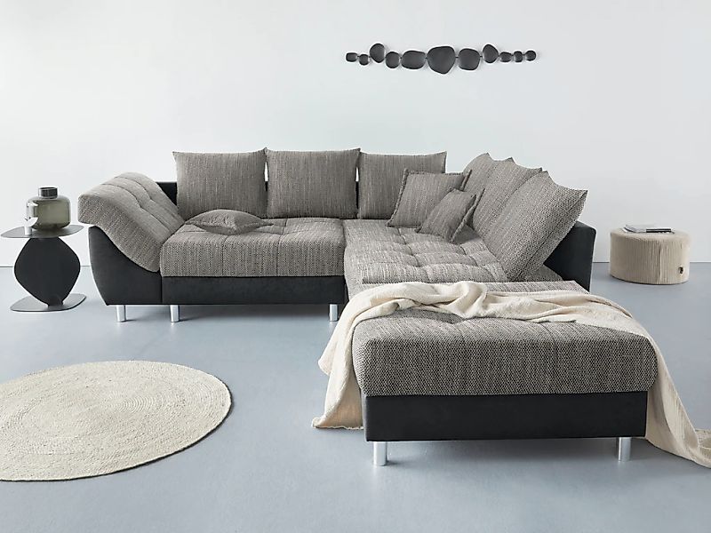 COLLECTION AB Ecksofa "(Spar-Set) Innsbruck L-Form und Hocker", (Spar-Set), günstig online kaufen