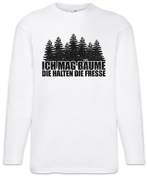 Urban Backwoods Langarmshirt Ich Mag Bäume Langarm T-Shirt Outdoor Trekking günstig online kaufen