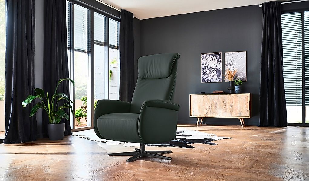 Home affaire Relaxsessel "Cartore Fuß schwarz, manuelle oder motorische Ver günstig online kaufen