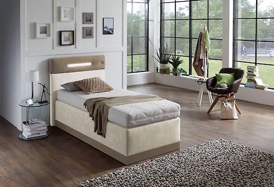 Westfalia Schlafkomfort Boxspringbett, mit LED-Beleuchtung günstig online kaufen