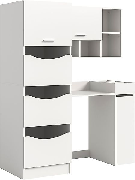 welltime Badmöbel-Set »FALAS, TOPSELLER!, 4-teilig, Hauswirtschaftsraum Set günstig online kaufen