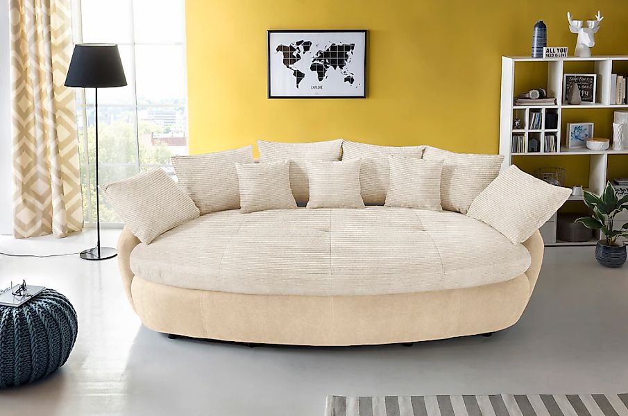 COTTA Big-Sofa "Aruba" gemütliches Megasofa in XXL in organischer Form mit günstig online kaufen