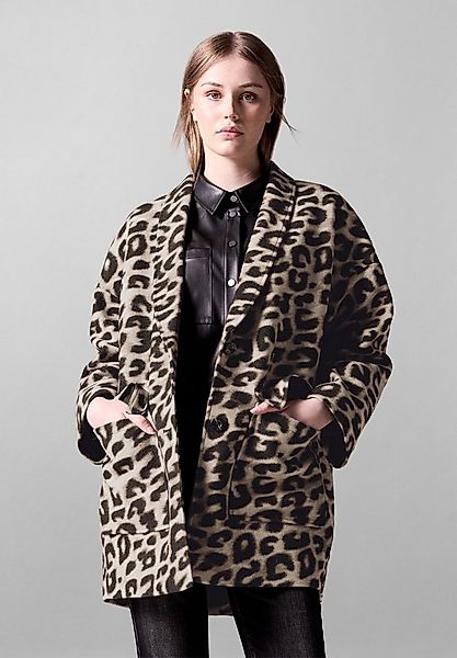 STREET ONE STUDIO Longblazer mit Leo-Muster günstig online kaufen