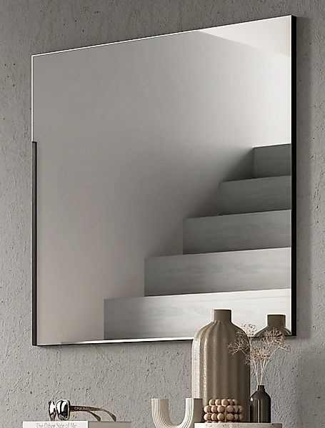 Inn.Furn Garderobenspiegel Cooper (Wandspiegel in Basalt Grau, 80 x 73 cm), günstig online kaufen