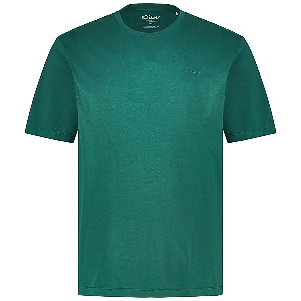s.Oliver T-Shirt aus Baumwolle Farbe dunkelgrün Größe: 3XL günstig online kaufen