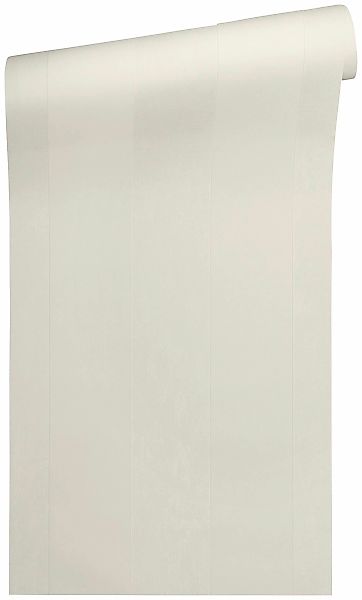 Bricoflor Samt Tapete mit Blockstreifen Elegante Streifentapete in Creme We günstig online kaufen